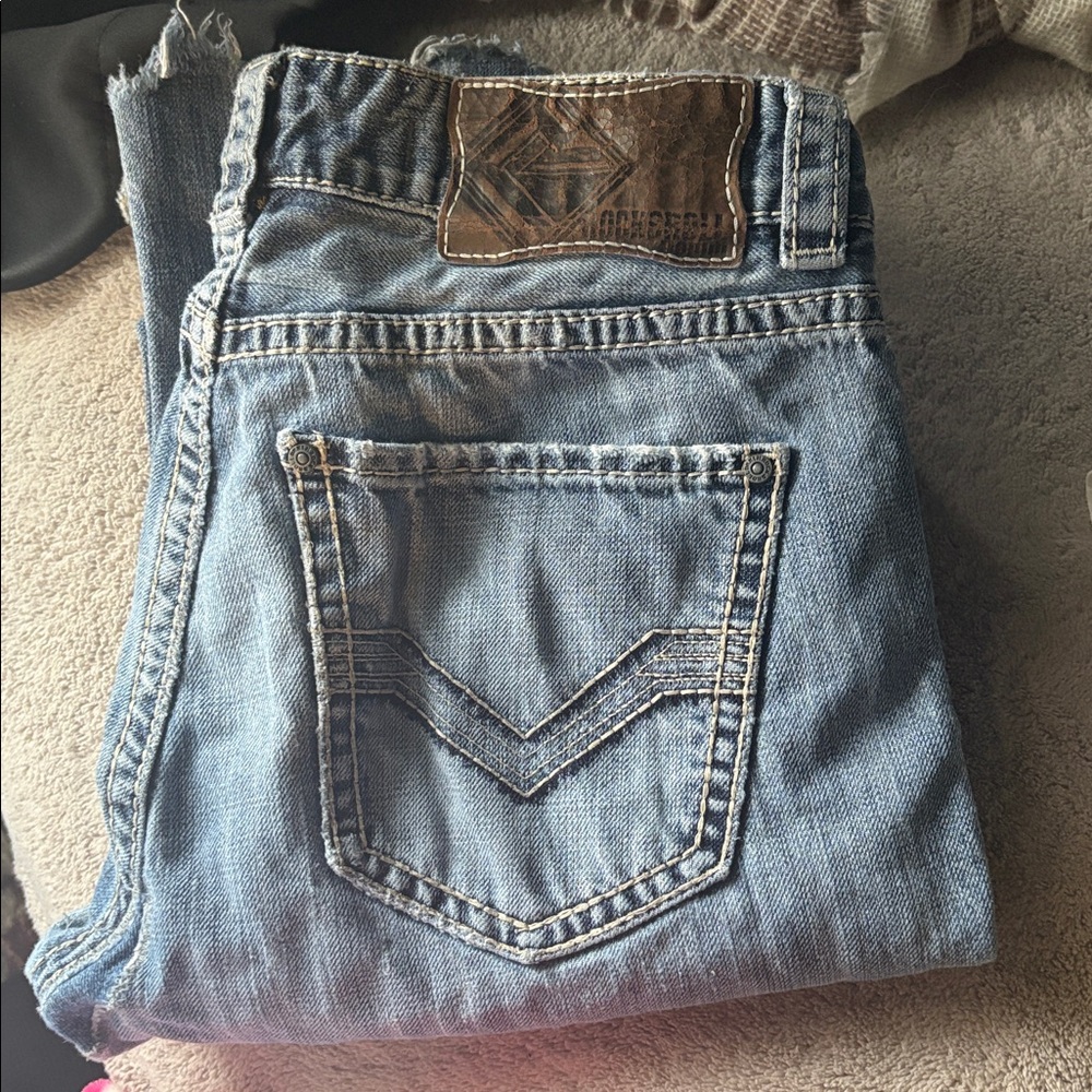 Wrangler Light Blue Bootcut Jeans for Men